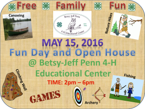 Cover photo for Betsy-Jeff Penn 4-H Educational Center Fun Day & Open House