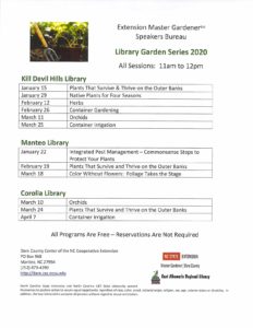 Cover photo for Check out the 2020 Library Garden Series!