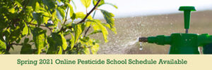 Cover photo for 2021 Online Pesticide School Schedule Available