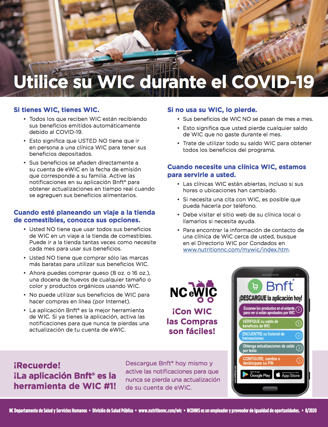 WIC Flyer Spanish