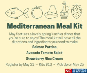 Cover photo for May Mediterranean Meal Kit - Registration Now Open!