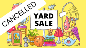 Cover photo for *CANCELED* Annual Fall Yard Sale