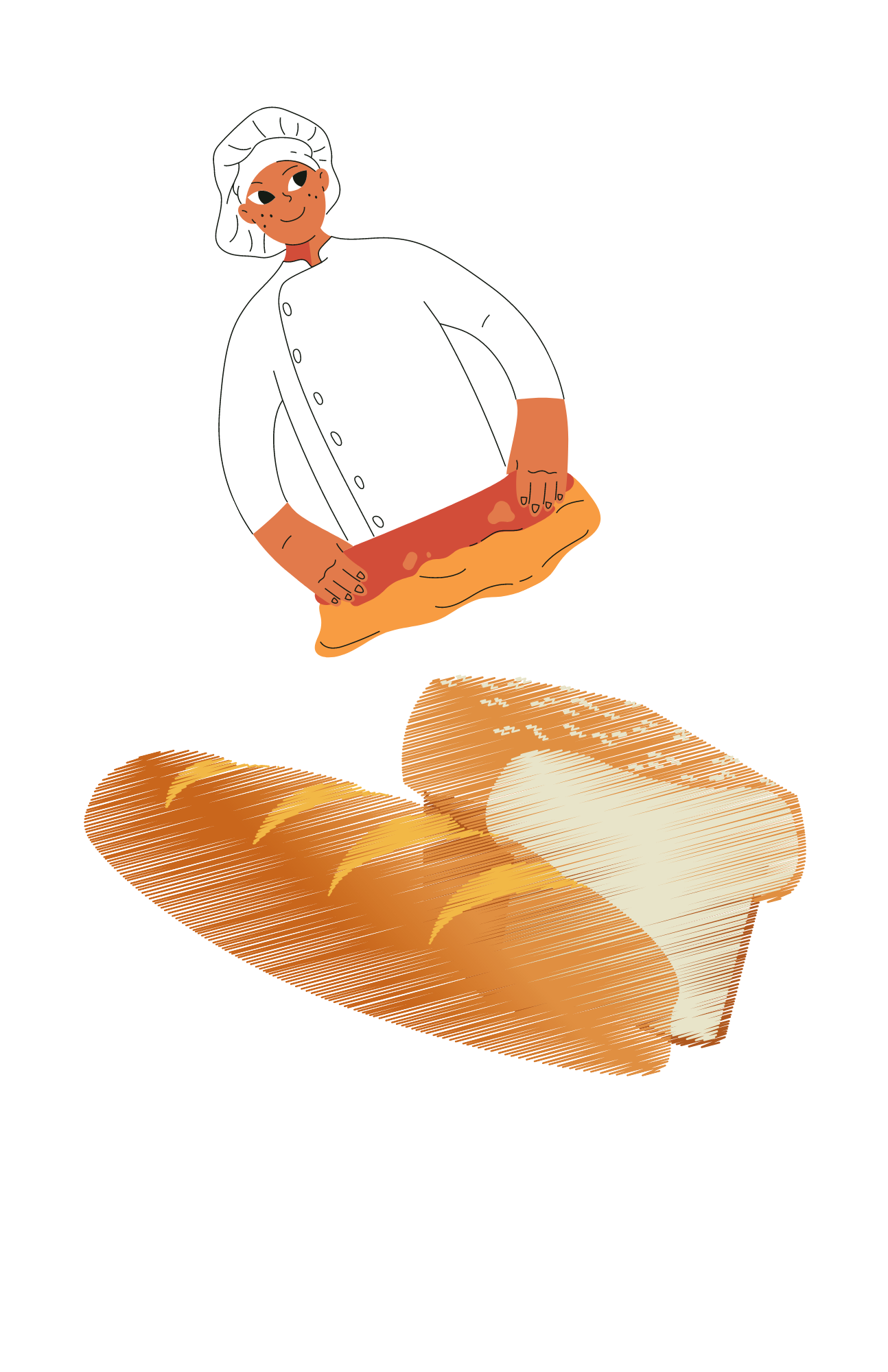 Bread and bread maker