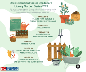 Cover photo for 2022 Library Garden Series Dates & Registration Information