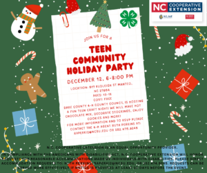 Cover photo for Teen Community Holiday Party